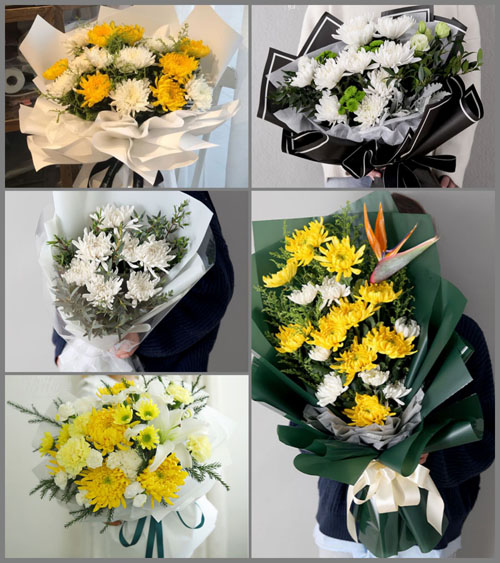 河北保定定兴县北南蔡乡白事花束代送